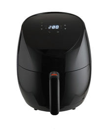 डिजिटल पैनल OEM स्वीकार्य के साथ परिवार का उपयोग गर्म हवा फ्रायर 1500W काले रंग
